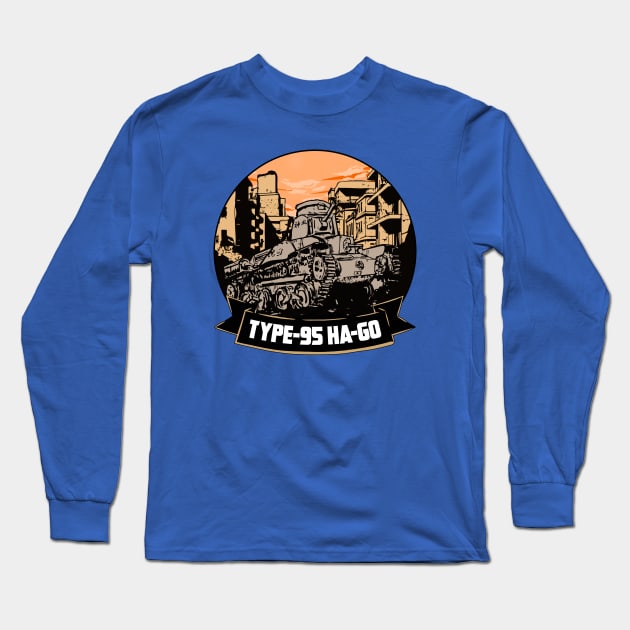 TYPE -95 HA-GO TANK Long Sleeve T-Shirt by theanomalius_merch